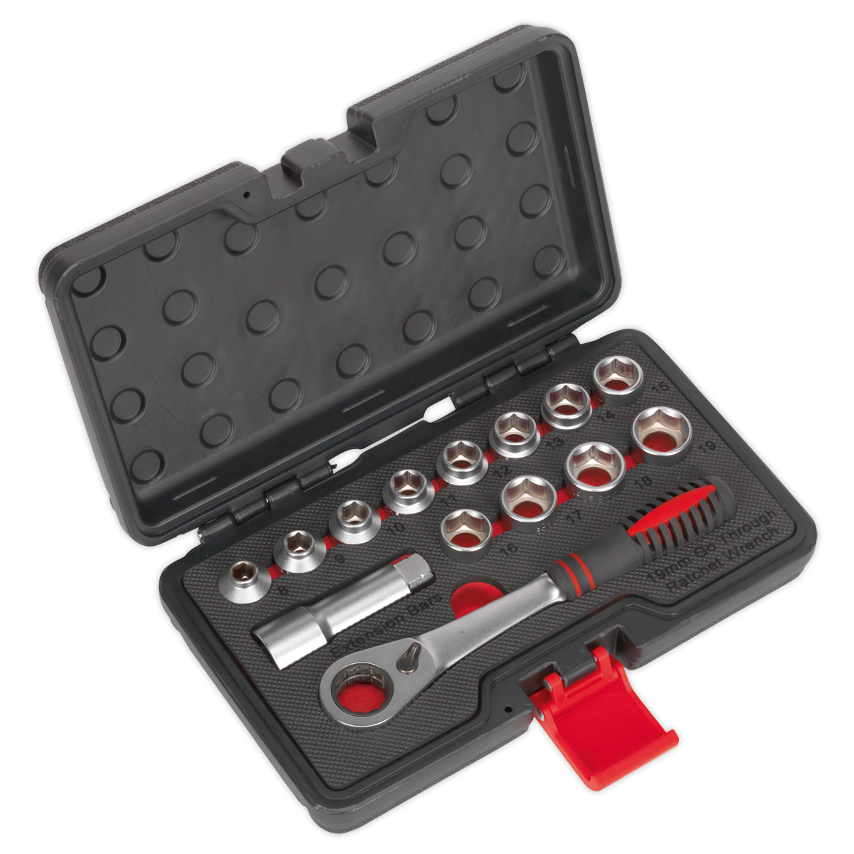 Sealey 14pc Low Profile Go-Through Socket Set AK6926
