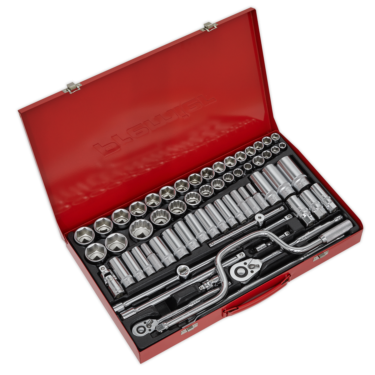 Sealey 64pc 3/8" & 1/2"Sq Drive Socket Set - Metric/Imperial AK694