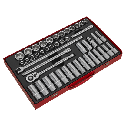 Sealey 46pc 1/2"Sq Drive Socket Set AK6941