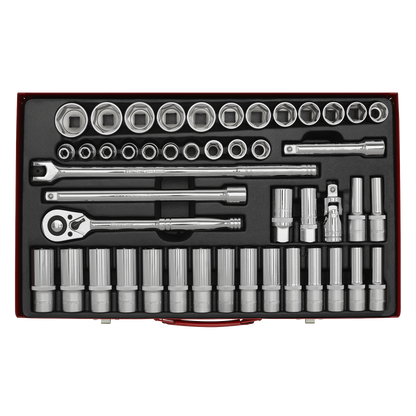 Sealey 46pc 1/2"Sq Drive Socket Set AK6941