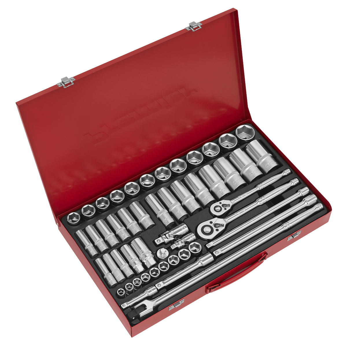 Sealey 50pc 3/8" & 1/2"Sq Drive Socket Set AK6942