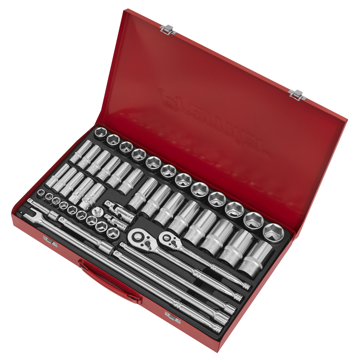 Sealey 50pc 3/8" & 1/2"Sq Drive Socket Set AK6942