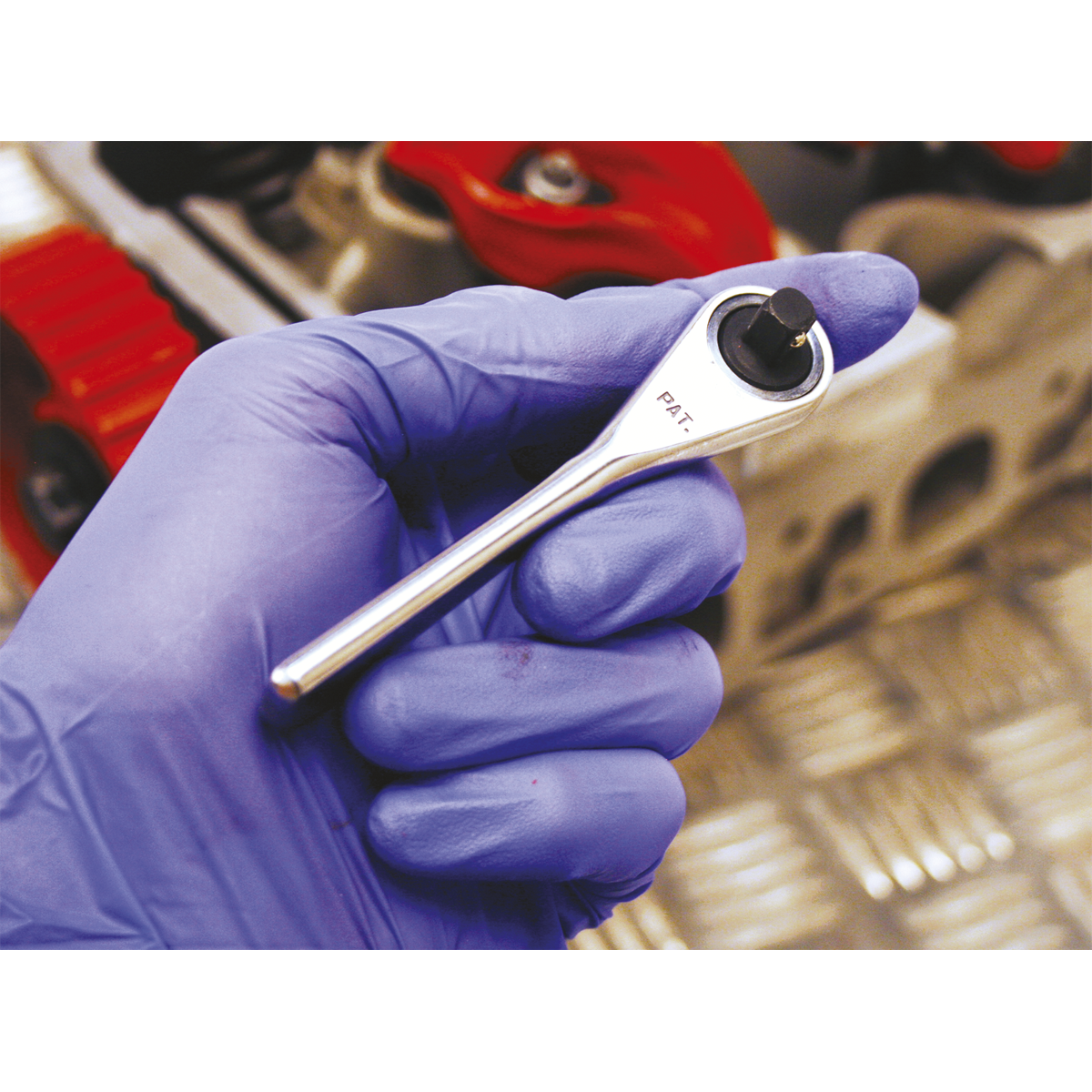 Sealey 1/4"Sq Drive Stainless Steel Micro Ratchet Wrench AK6960