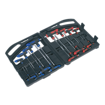 Sealey 16pc T-Handle TRX-Star* & Hex Key Set AK7147