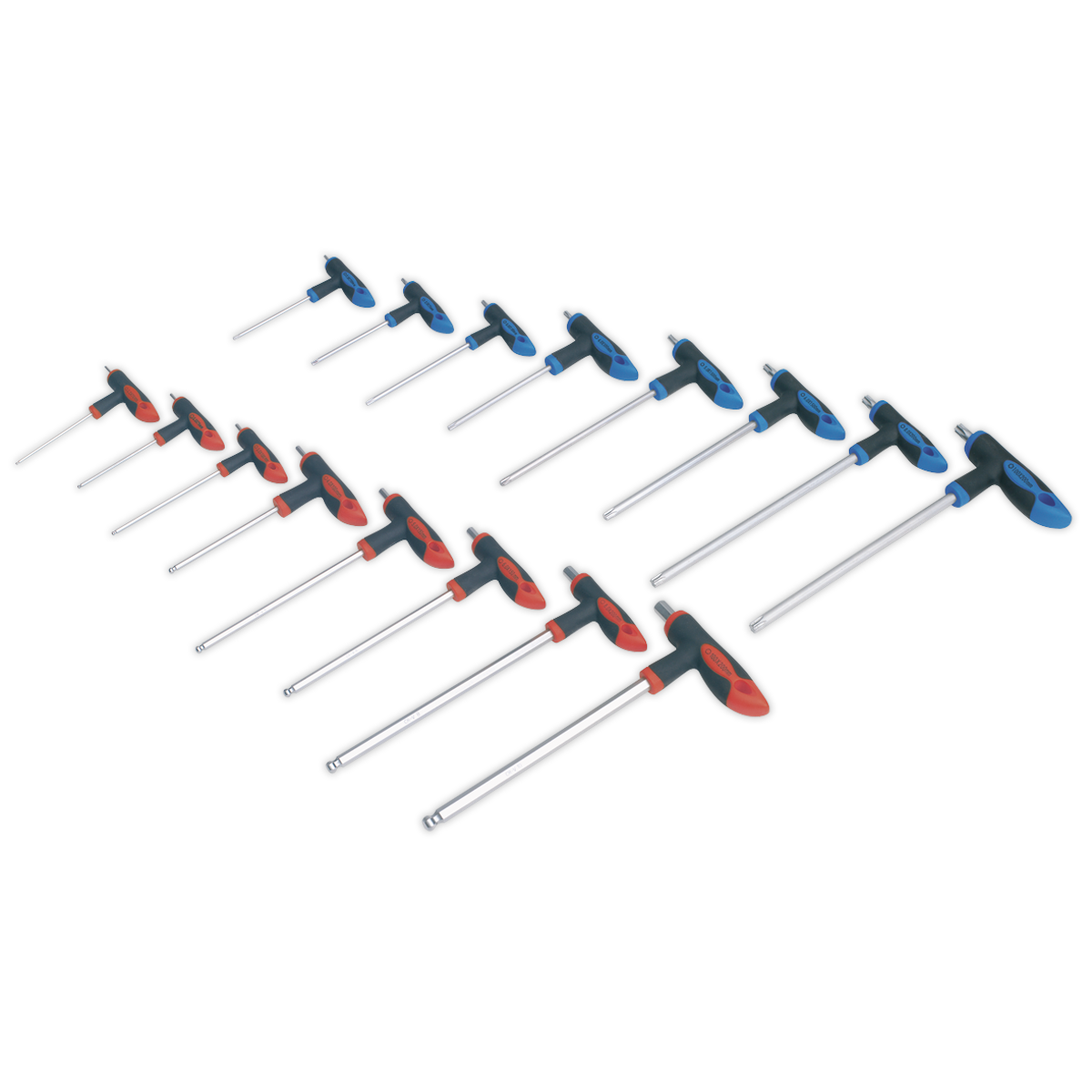 Sealey 16pc T-Handle TRX-Star* & Hex Key Set AK7147