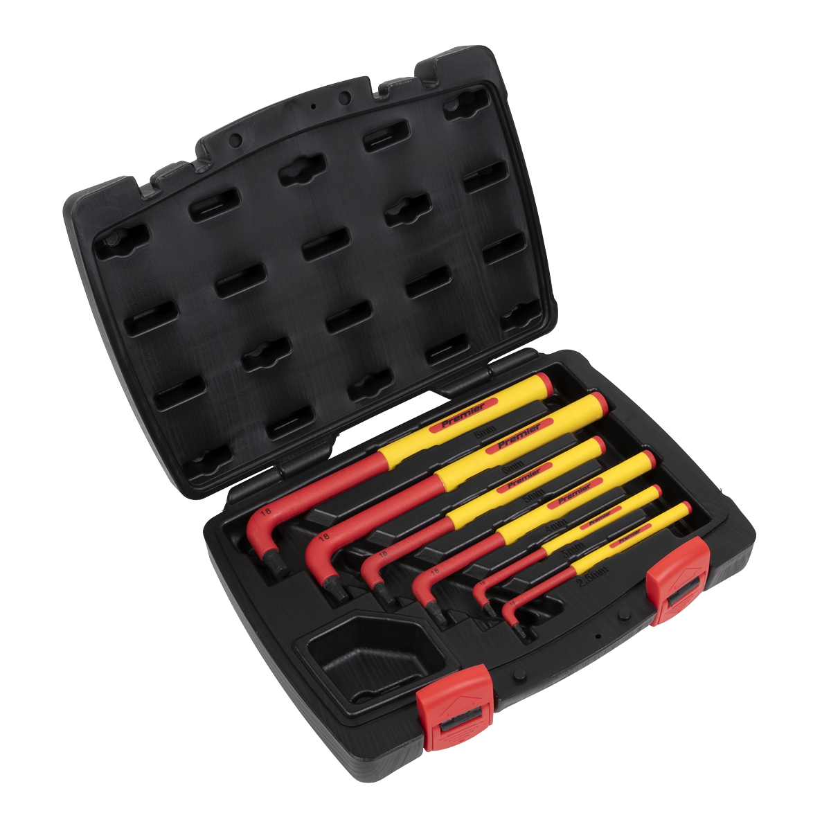 Sealey 6pc Extra-Long Hex Key Set - VDE Approved AK7177
