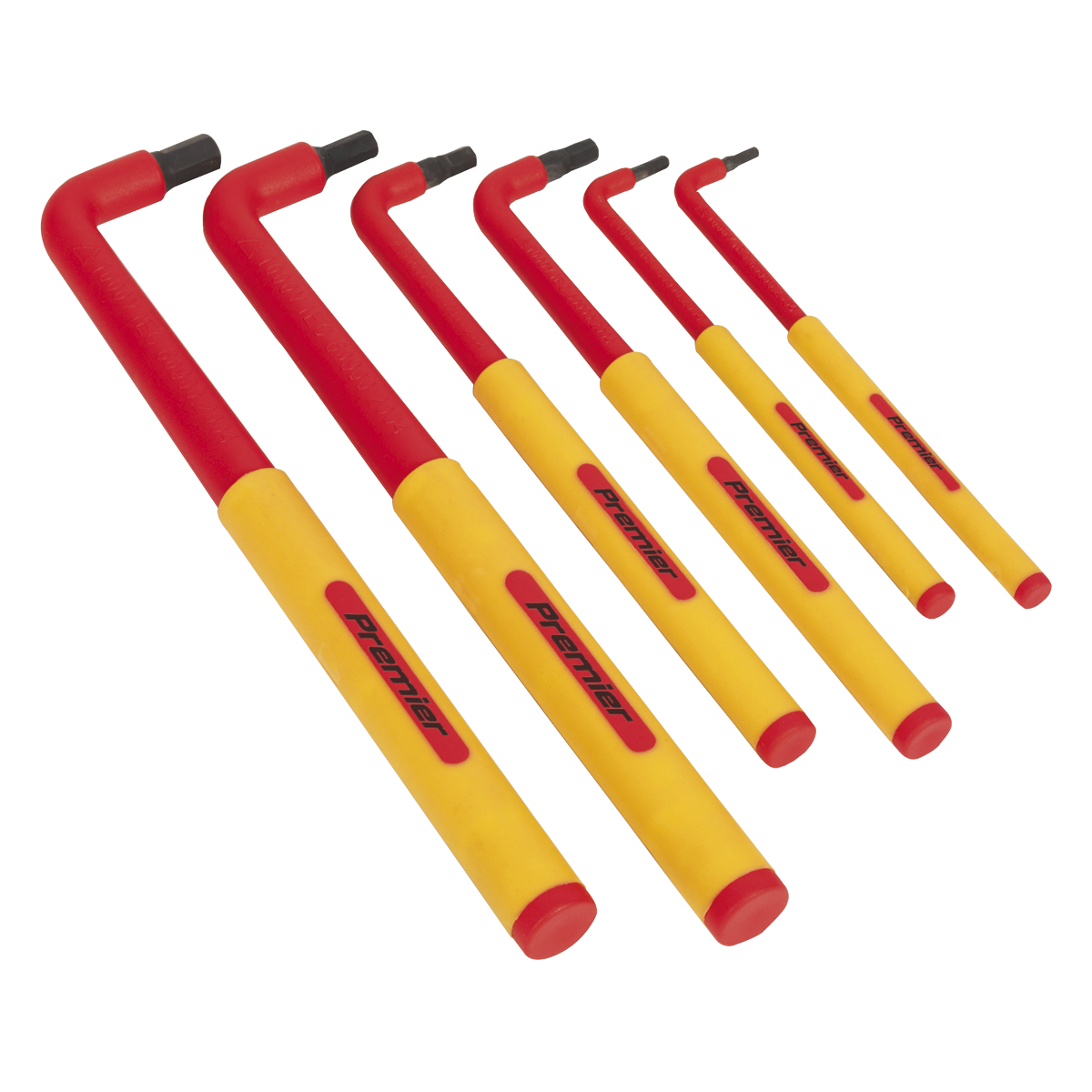 Sealey 6pc Extra-Long Hex Key Set - VDE Approved AK7177