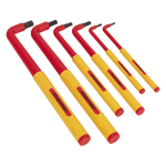 Sealey 6pc Extra-Long Hex Key Set - VDE Approved AK7177
