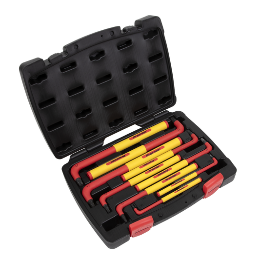 Sealey 9pc Extra-Long TRX-Star* Key Set - VDE Approved AK7178