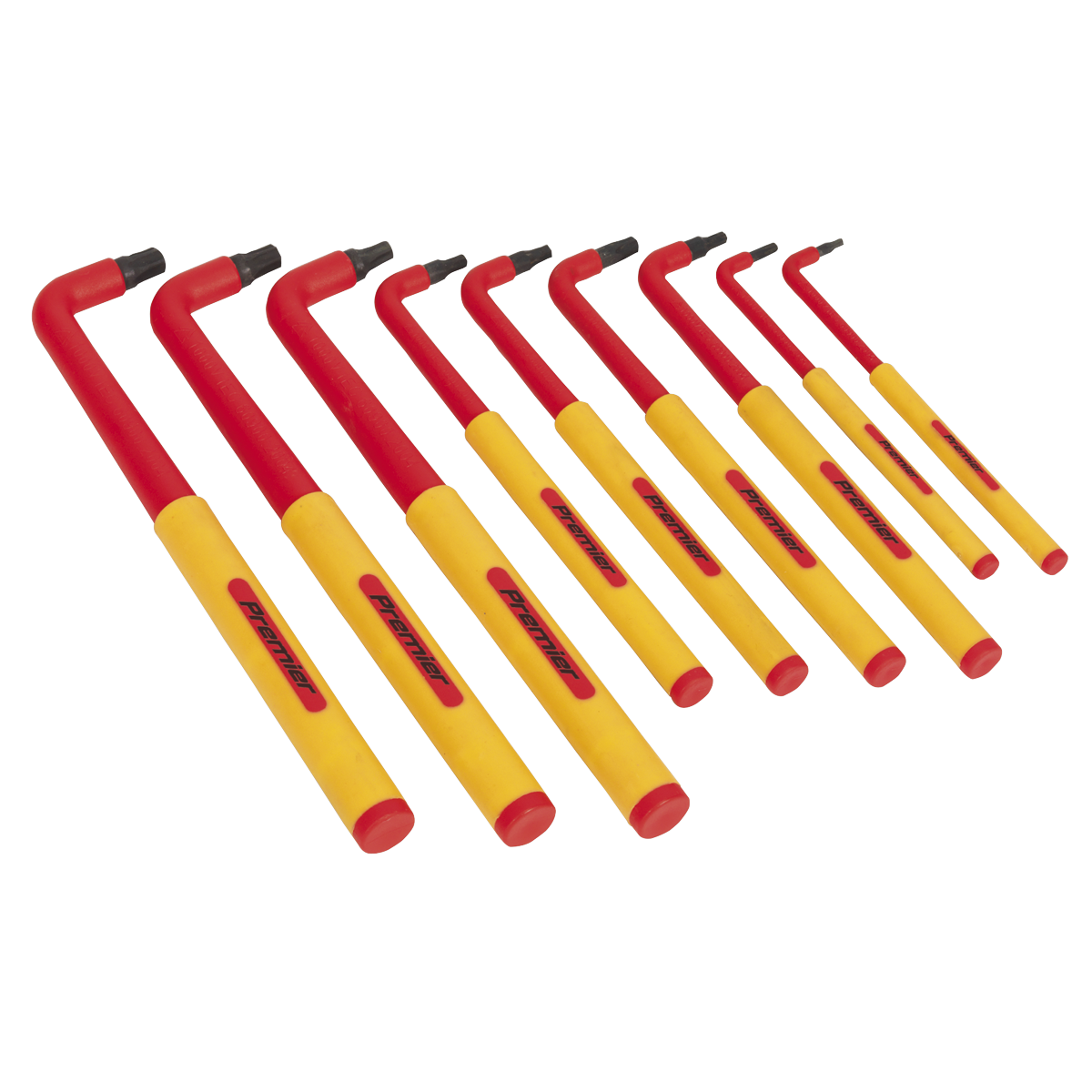 Sealey 9pc Extra-Long TRX-Star* Key Set - VDE Approved AK7178