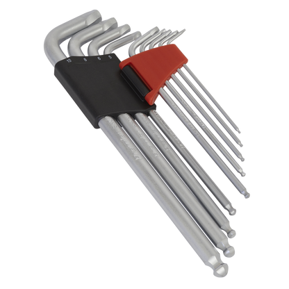 Sealey 9pc Lock-On™ Ball-End Hex Key Set AK7180