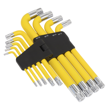 Sealey 9pc Anti-Slip Jumbo Spline Key Set AK7189