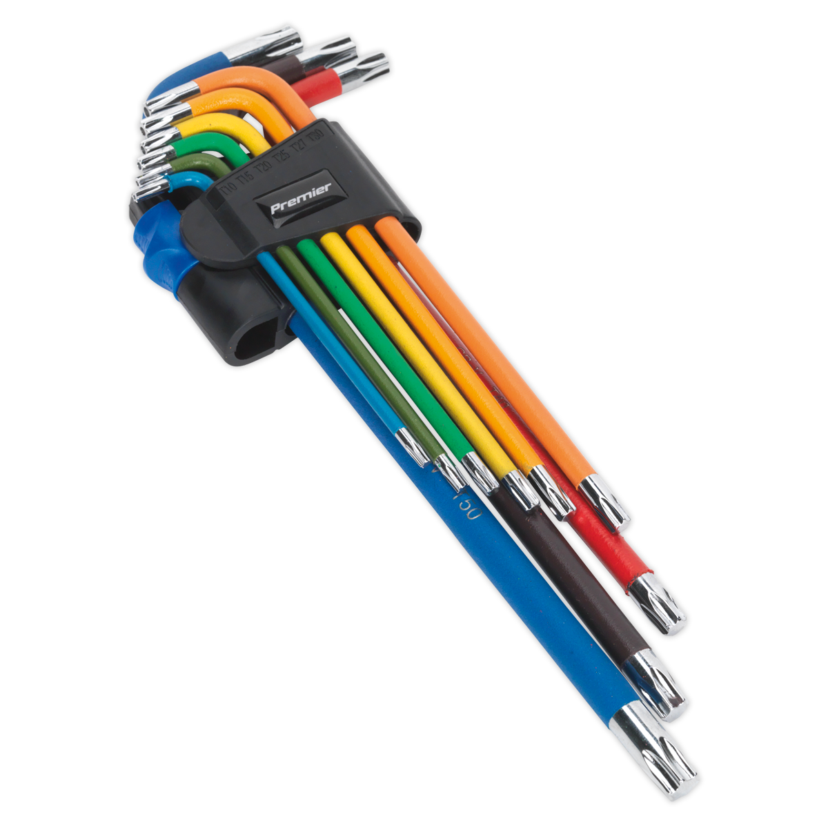 Sealey 9pc Anti-Slip Extra-Long TRX-Star* Key Set AK7194