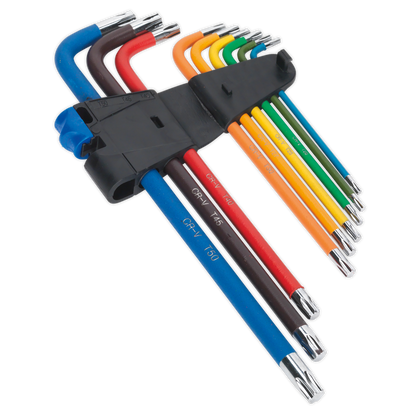 Sealey 9pc Anti-Slip Extra-Long TRX-Star* Key Set AK7194