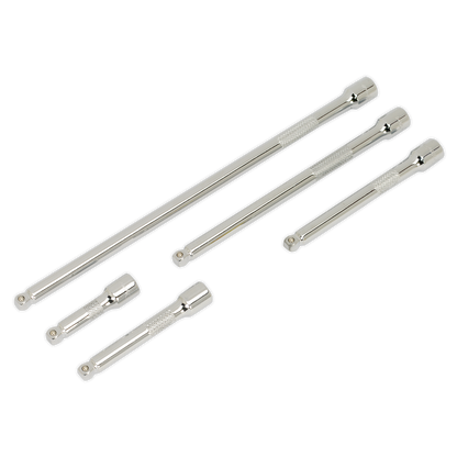 Sealey 5pc 1/4"Sq Drive Wobble Extension Bar Set AK766