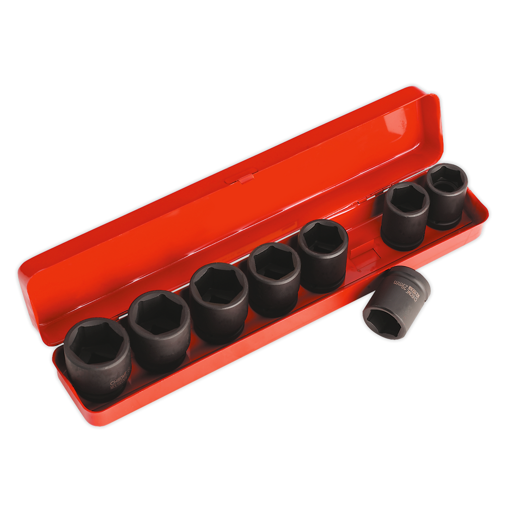 Sealey 8pc 3/4"Sq Drive Impact Socket Set AK77/9M