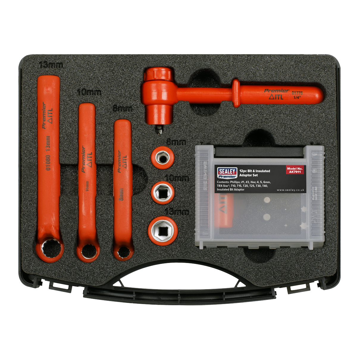 Sealey 19pc Hybrid & Electric Vehicle Battery Tool Kit AK7911
