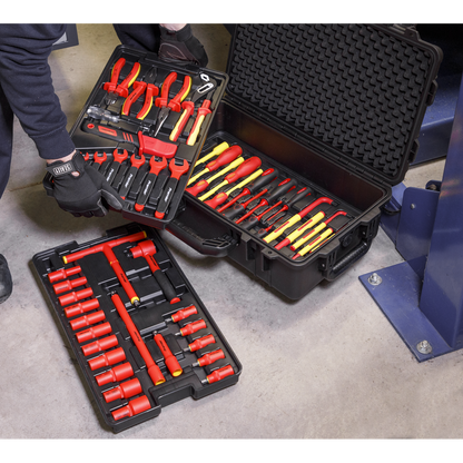 Sealey 50pc 3/8"Sq Drive 1000V Insulated Tool Kit AK7938