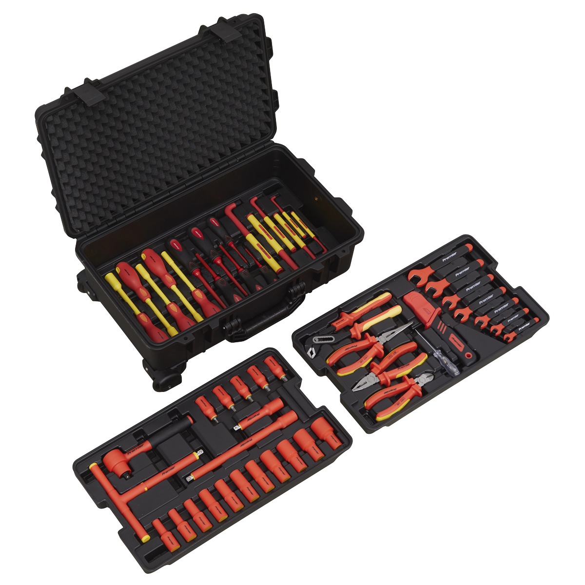 Sealey 50pc 3/8"Sq Drive 1000V Insulated Tool Kit AK7938