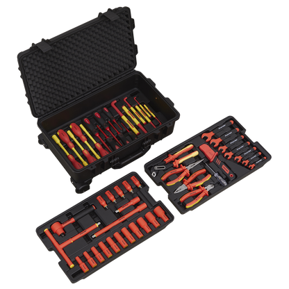Sealey 50pc 3/8"Sq Drive 1000V Insulated Tool Kit AK7938