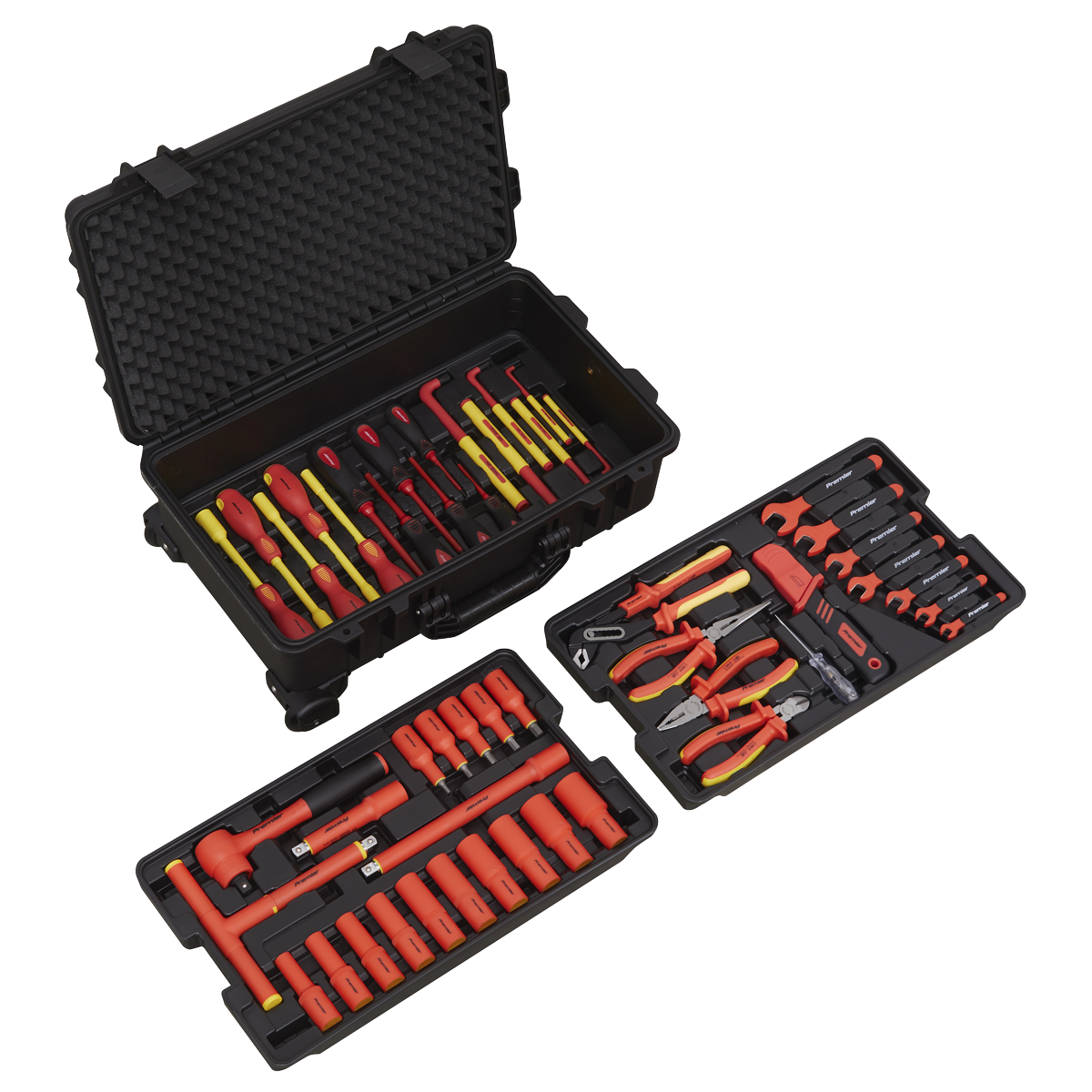 Sealey 49pc 1/2"Sq Drive 1000V Insulated Tool Kit AK7939