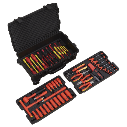 Sealey 49pc 1/2"Sq Drive 1000V Insulated Tool Kit AK7939