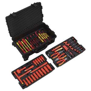 Sealey 49pc 1/2"Sq Drive 1000V Insulated Tool Kit AK7939