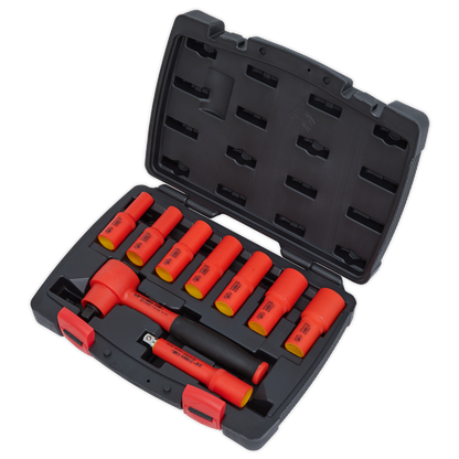Sealey 9pc 3/8"Sq Drive Insulated Socket Set - VDE Approved AK7942