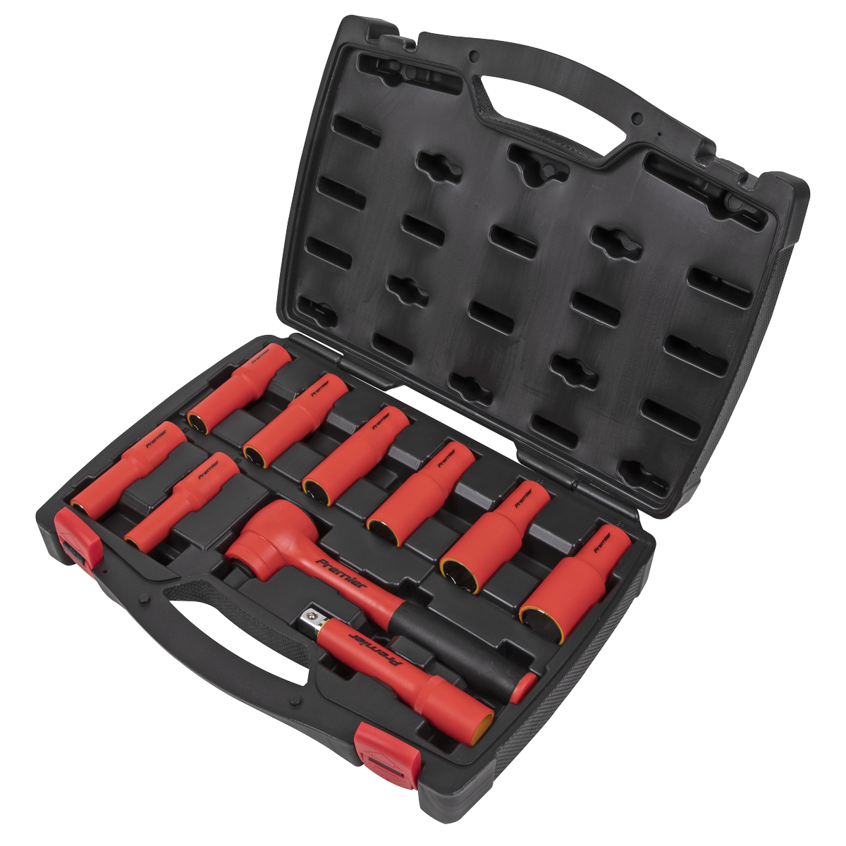 Sealey 10pc 1/2"Sq Drive Insulated Socket Set - VDE Approved AK7943