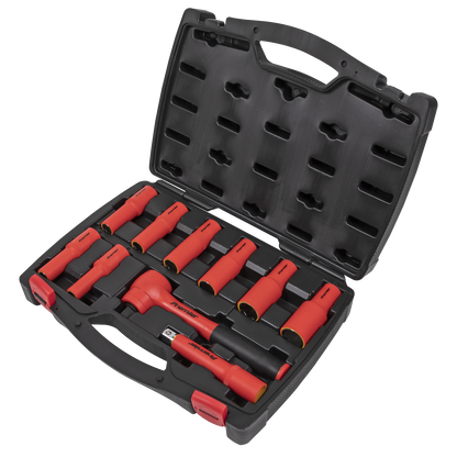 Sealey 10pc 1/2"Sq Drive Insulated Socket Set - VDE Approved AK7943