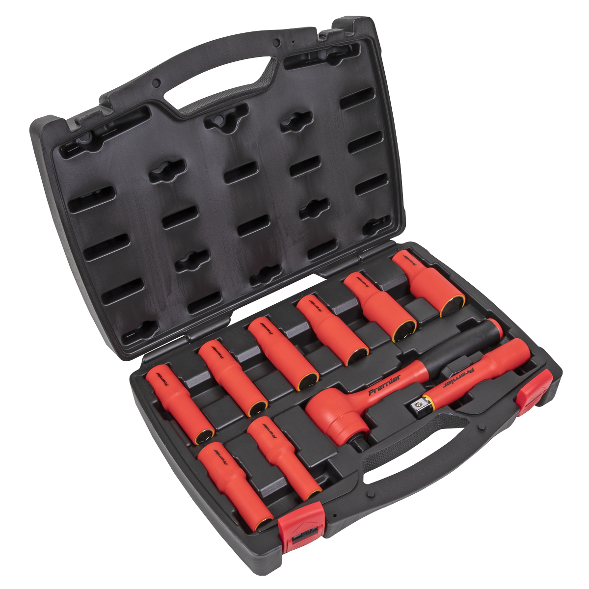 Sealey 10pc 1/2"Sq Drive Insulated Socket Set - VDE Approved AK7943