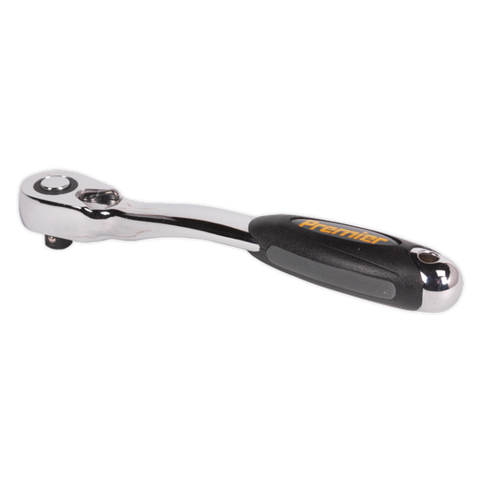 Sealey 1/4"Sq Drive Pear-Head Offset Ratchet Wrench with Flip Reverse AK7946