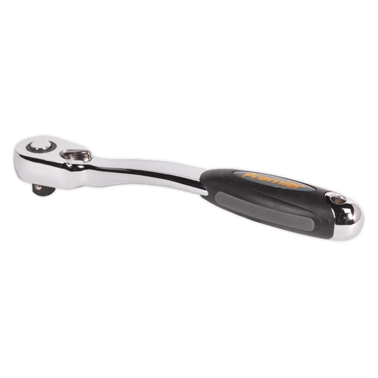 Sealey 3/8"Sq Drive Pear-Head Offset Ratchet Wrench with Flip Reverse AK7947