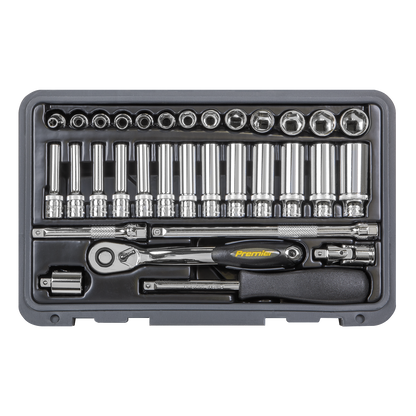 Sealey 32pc 1/4"Sq Drive Socket Set AK7950