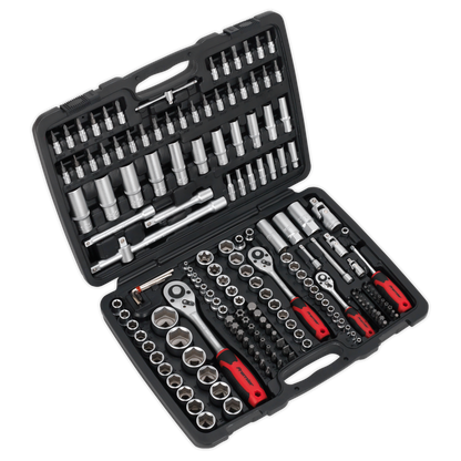 Sealey 172pc 1/4", 3/8" & 1/2"Sq Drive Socket Set AK7955EU