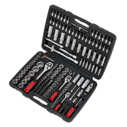 Sealey 172pc 1/4", 3/8" & 1/2"Sq Drive Socket Set AK7955EU