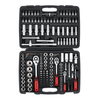 Sealey 172pc 1/4", 3/8" & 1/2"Sq Drive Socket Set AK7955EU