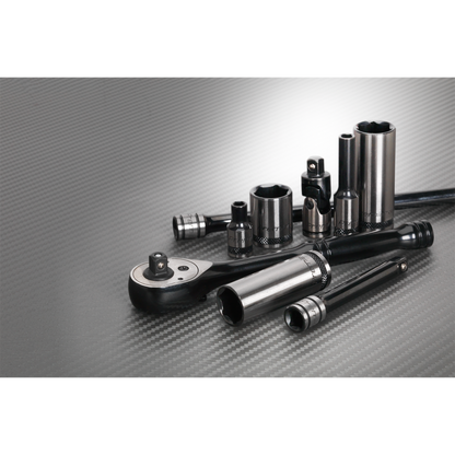 Sealey 32pc 1/4"Sq Drive Socket Set - Black Series AK7970