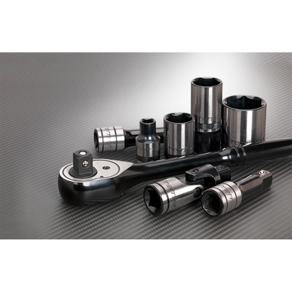 Sealey 28pc 1/2"Sq Drive Socket Set - Black Series AK7972