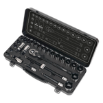 Sealey 28pc 1/2"Sq Drive Socket Set - Black Series AK7972