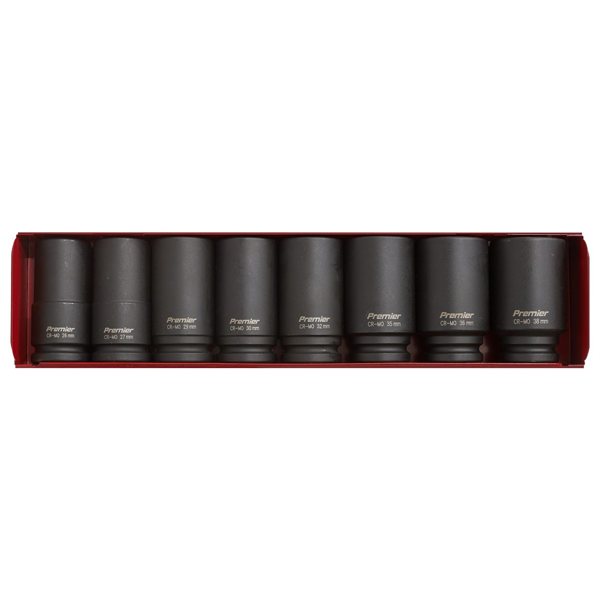 Sealey 8pc 3/4"Sq Drive Deep Impact Socket Set AK80/9M