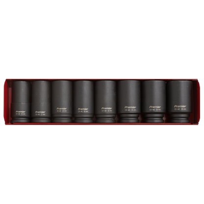 Sealey 8pc 3/4"Sq Drive Deep Impact Socket Set AK80/9M