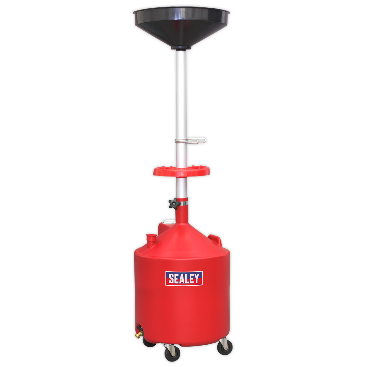 Sealey 80L Mobile Oil Drainer Gravity Discharge AK80D