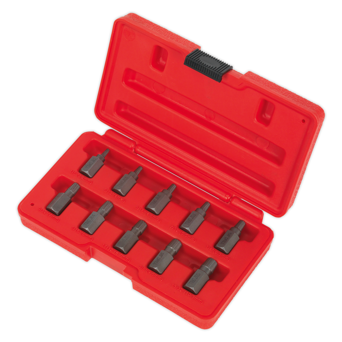 Sealey 10pc Multi-Spline Screw Extractor Set AK8181