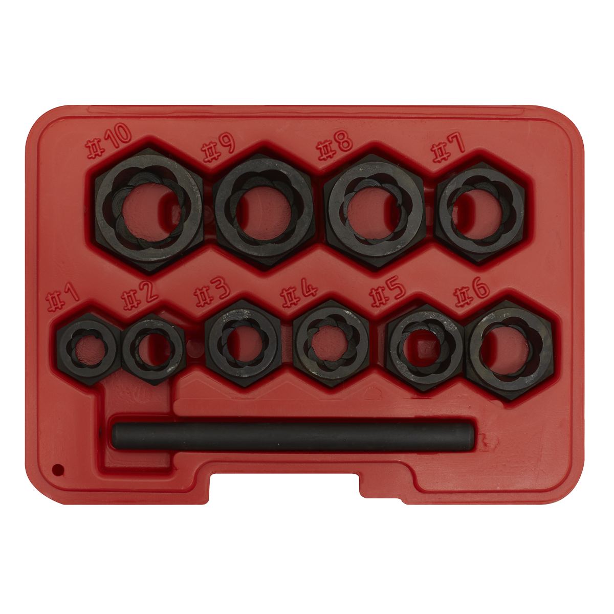 Sealey 11pc Spanner Type Bolt Extractor Set AK8183