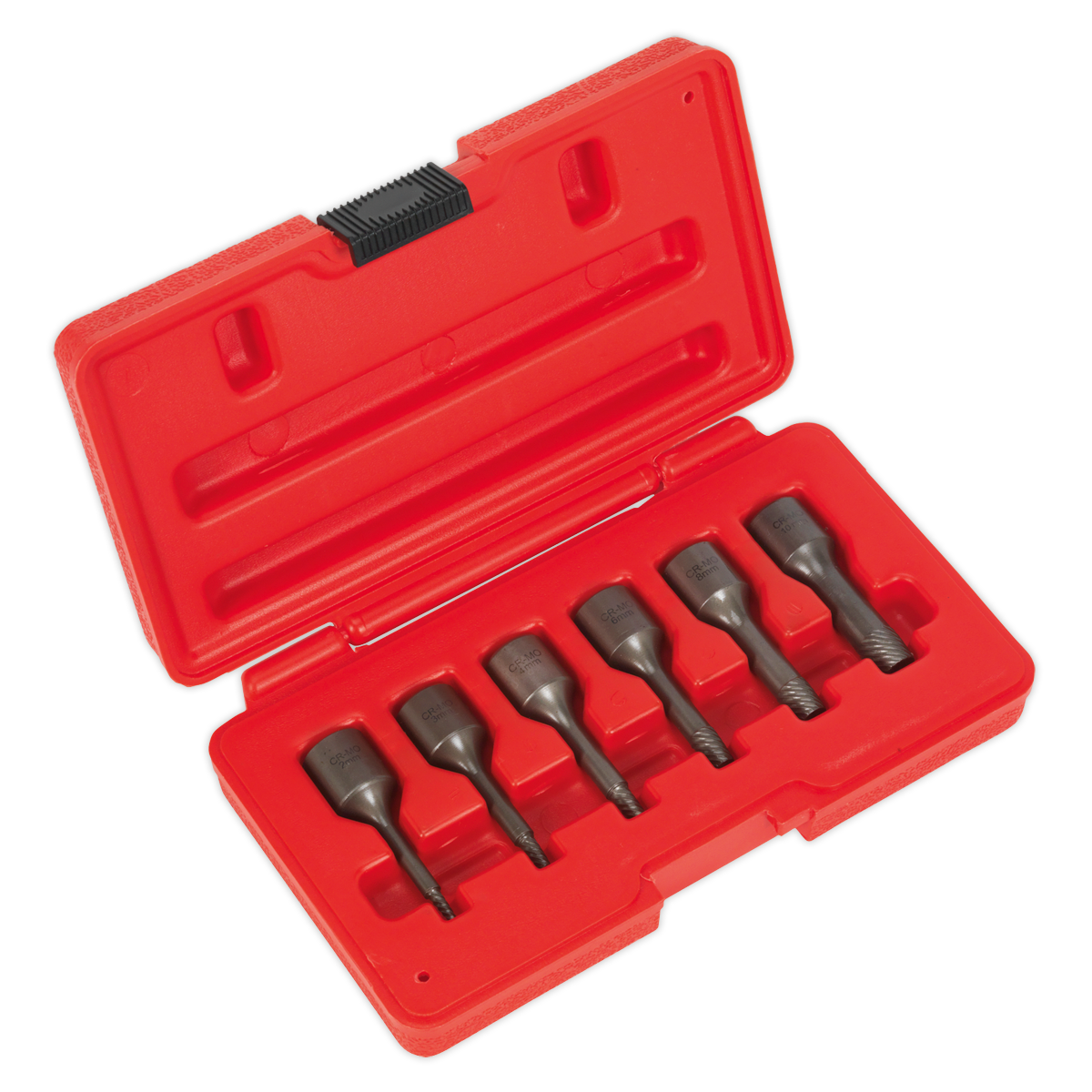 Sealey 6pc 3/8''Sq Drive Screw Extractor Set AK8185