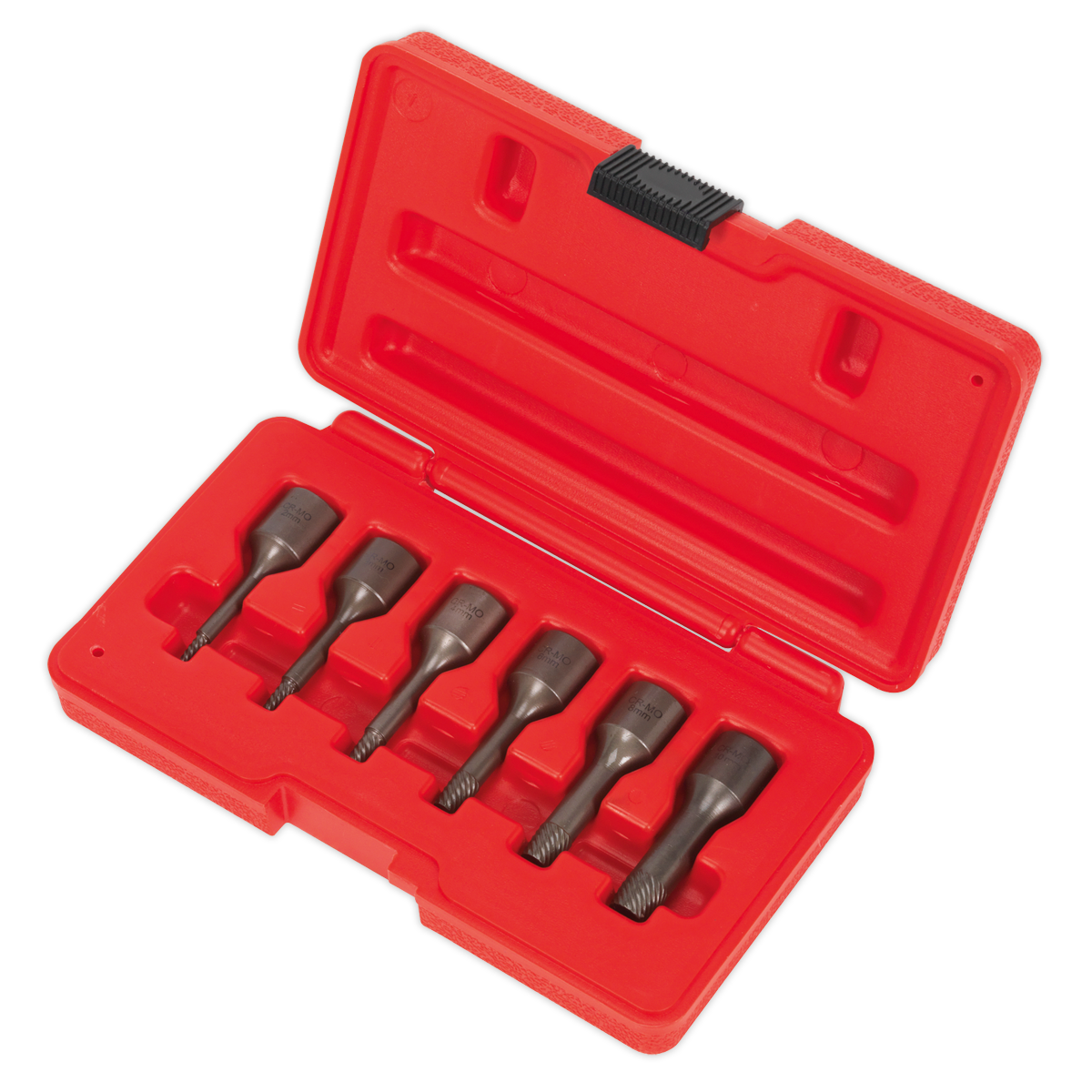 Sealey 6pc 3/8''Sq Drive Screw Extractor Set AK8185