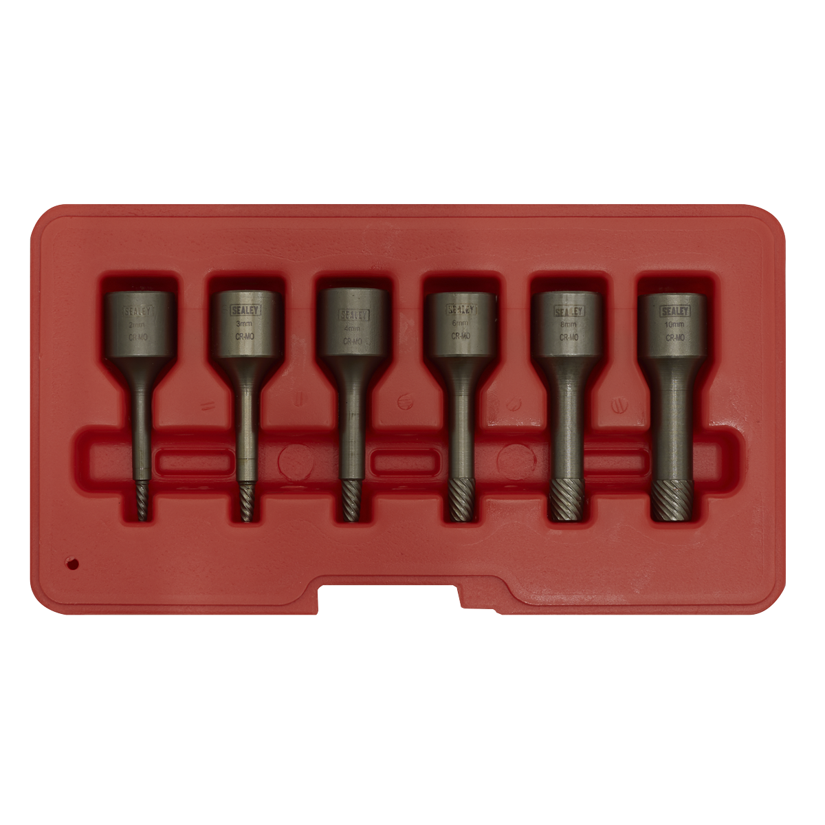 Sealey 6pc 3/8''Sq Drive Screw Extractor Set AK8185