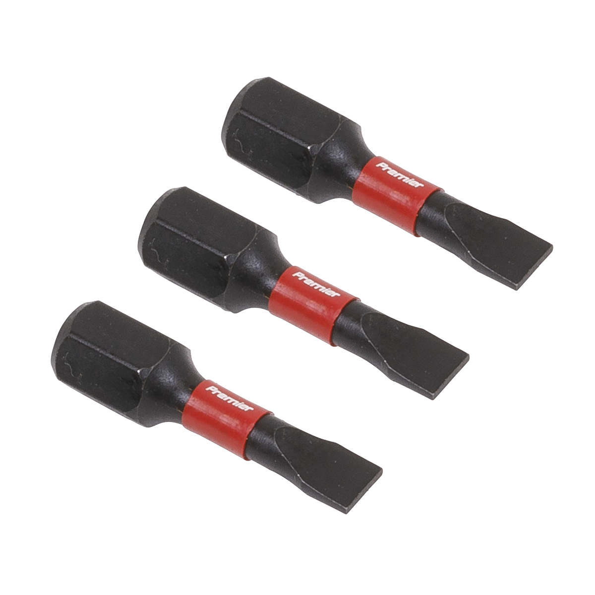 Sealey 3pc 25mm Slotted 4.5mm Impact Power Tool Bits AK8201