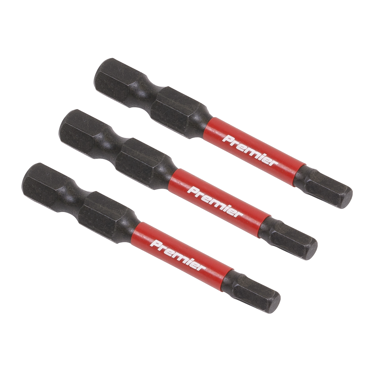 Sealey 3pc 50mm Hex 4mm Impact Power Tool Bit Set AK8237